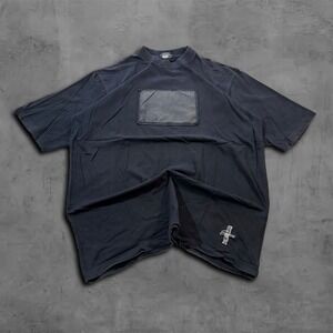 Y2K Oversized Boxy Black Enyce Streetwear TGraphic ee